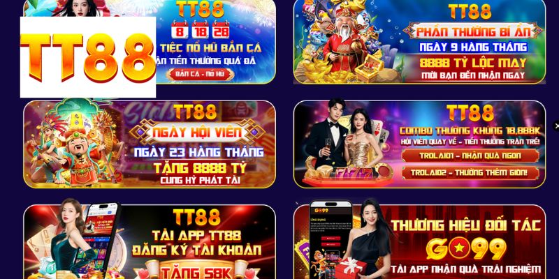 Các chương trình khuyến mãi TT88 rất được săn đón